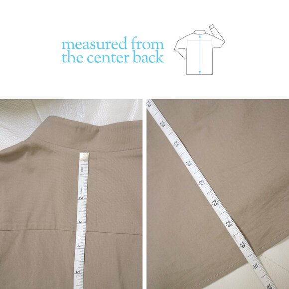 COS - Men's Tan Grandad Collar Button Down Shirt - Size Small - Picture 7 of 8